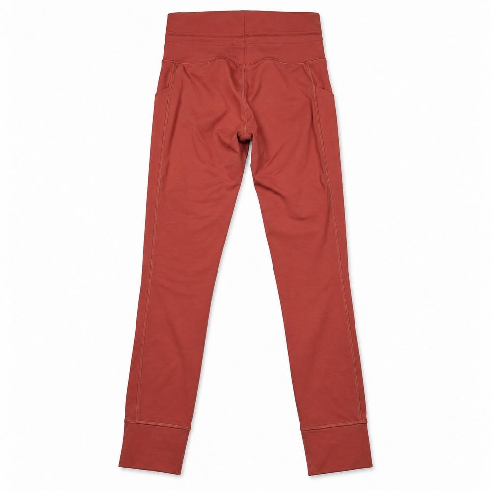 Vuori Daily Pocket Leggings Womens XS Rust Red High Rise Drawstring Yoga 7/8 - Picture 3 of 14